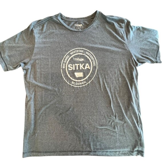 Sitka and Cabela's T Shirt Mens Short Sleeve Bundle 2 pcs  SZ 2XL Grey - Picture 8 of 11